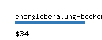 energieberatung-becker.com Website value calculator