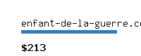 enfant-de-la-guerre.com Website value calculator