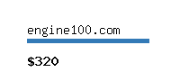 engine100.com Website value calculator