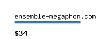 ensemble-megaphon.com Website value calculator