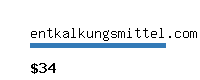 entkalkungsmittel.com Website value calculator