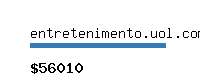 entretenimento.uol.com.br Website value calculator