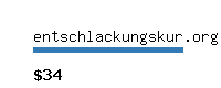 entschlackungskur.org Website value calculator