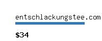 entschlackungstee.com Website value calculator