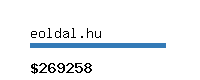 eoldal.hu Website value calculator