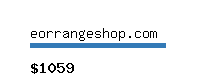 eorrangeshop.com Website value calculator