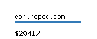 eorthopod.com Website value calculator