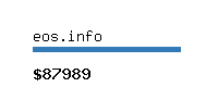 eos.info Website value calculator