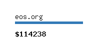 eos.org Website value calculator