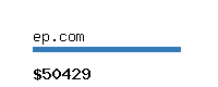 ep.com Website value calculator