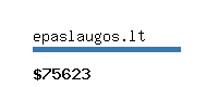 epaslaugos.lt Website value calculator