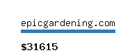 epicgardening.com Website value calculator