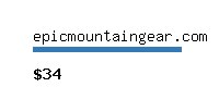 epicmountaingear.com Website value calculator