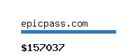 epicpass.com Website value calculator