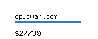 epicwar.com Website value calculator