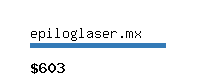 epiloglaser.mx Website value calculator