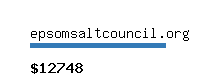 epsomsaltcouncil.org Website value calculator