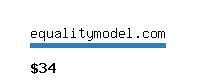 equalitymodel.com Website value calculator