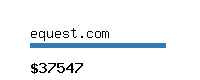 equest.com Website value calculator