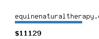 equinenaturaltherapy.com Website value calculator