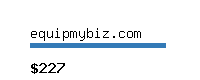 equipmybiz.com Website value calculator