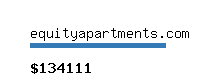equityapartments.com Website value calculator