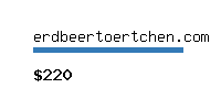 erdbeertoertchen.com Website value calculator