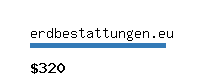 erdbestattungen.eu Website value calculator