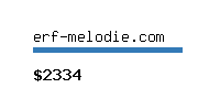 erf-melodie.com Website value calculator