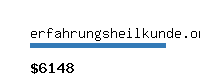 erfahrungsheilkunde.org Website value calculator