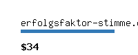 erfolgsfaktor-stimme.com Website value calculator