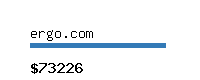 ergo.com Website value calculator