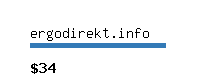 ergodirekt.info Website value calculator