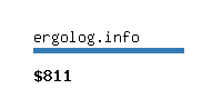 ergolog.info Website value calculator