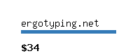 ergotyping.net Website value calculator