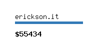 erickson.it Website value calculator