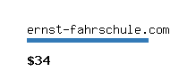 ernst-fahrschule.com Website value calculator