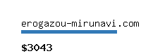 erogazou-mirunavi.com Website value calculator