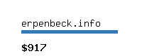 erpenbeck.info Website value calculator