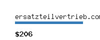 ersatzteilvertrieb.com Website value calculator