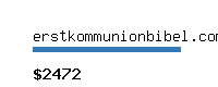 erstkommunionbibel.com Website value calculator