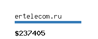 ertelecom.ru Website value calculator