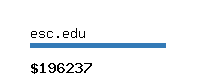 esc.edu Website value calculator