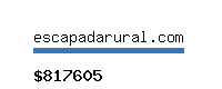 escapadarural.com Website value calculator