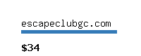 escapeclubgc.com Website value calculator