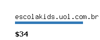 escolakids.uol.com.br Website value calculator