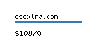 escxtra.com Website value calculator