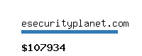 esecurityplanet.com Website value calculator