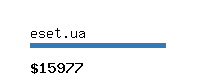 eset.ua Website value calculator