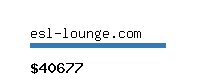 esl-lounge.com Website value calculator